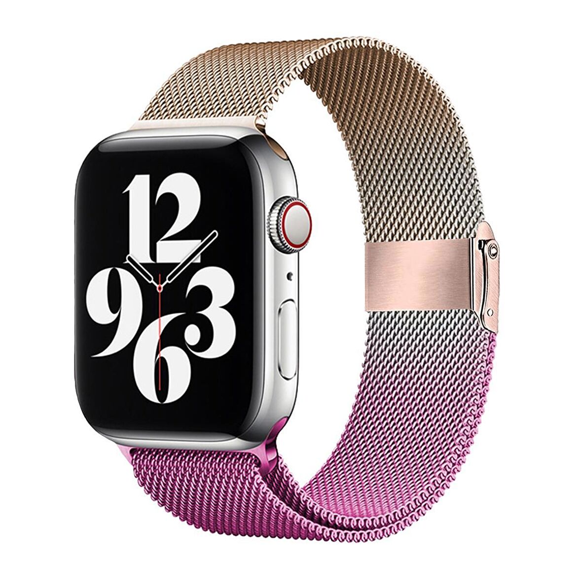 E2M Apple Watch Uyumlu 42-44-45-49MM KRD-31 METAL ÇİFT RE 