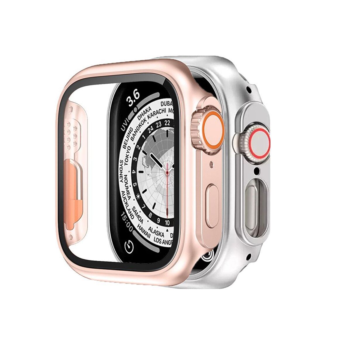 BİNANO Apple Watch Uyumlu 40MM ULTRA DÖNÜŞTÜRÜCÜ ROSE GOL 