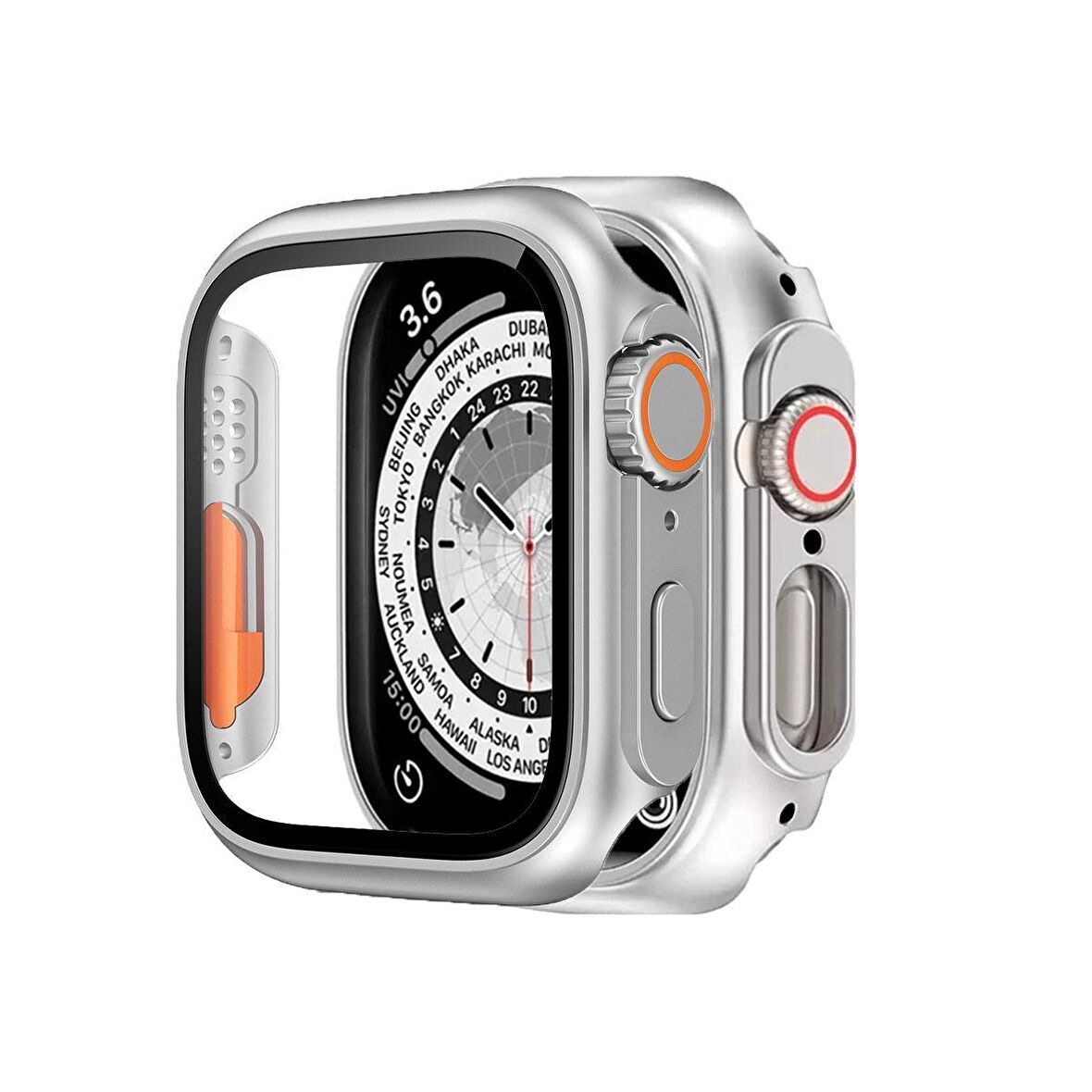 BİNANO Apple Watch Uyumlu 41MM ULTRA DÖNÜŞTÜRÜCÜ GÜMÜŞ KA 