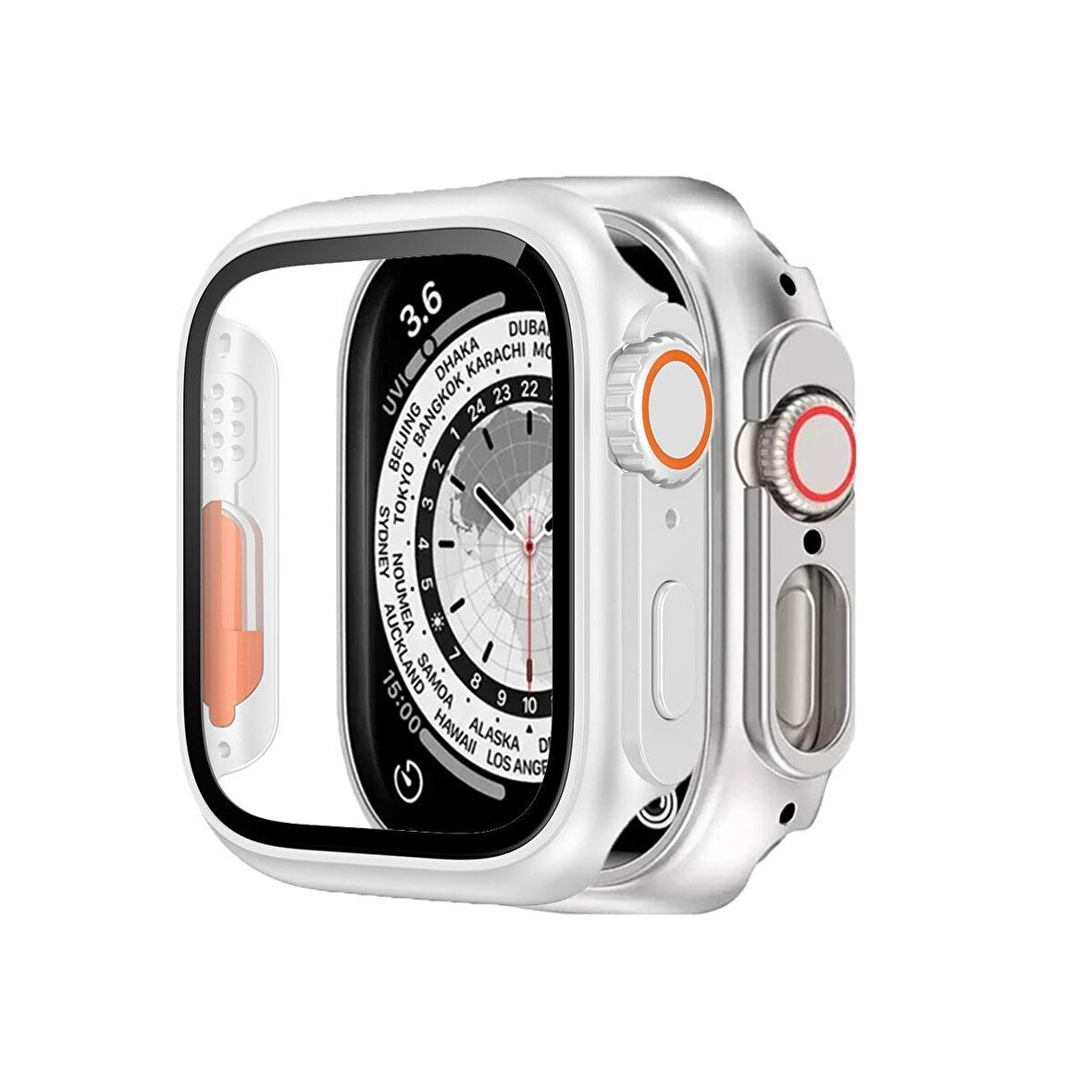 BİNANO Apple Watch Uyumlu 45MM ULTRA DÖNÜŞTÜRÜCÜ BEYAZ KA 