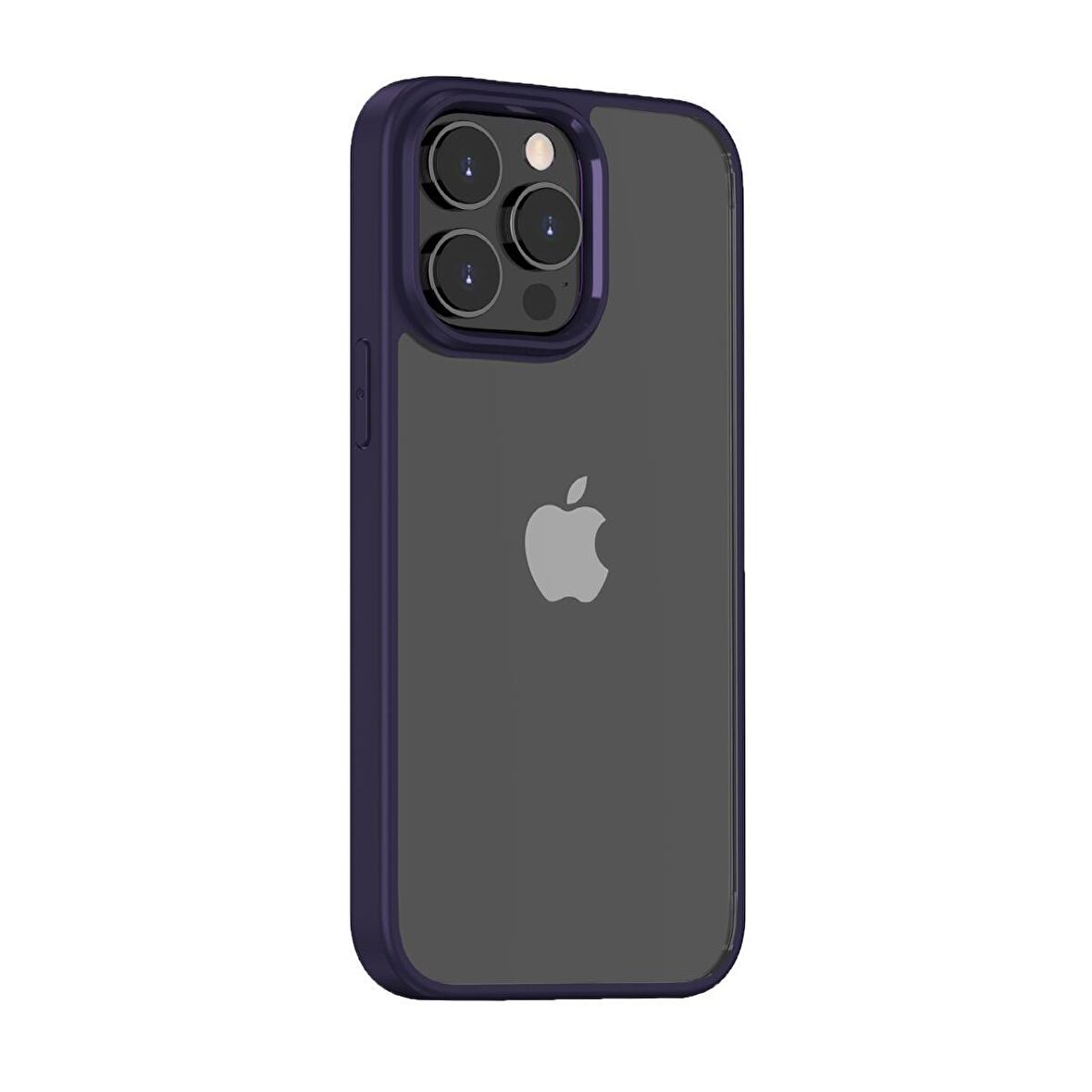 BİKAPAK ELIT CRYSTAL IPHONE 15 PRO MAX MOR KAPAK