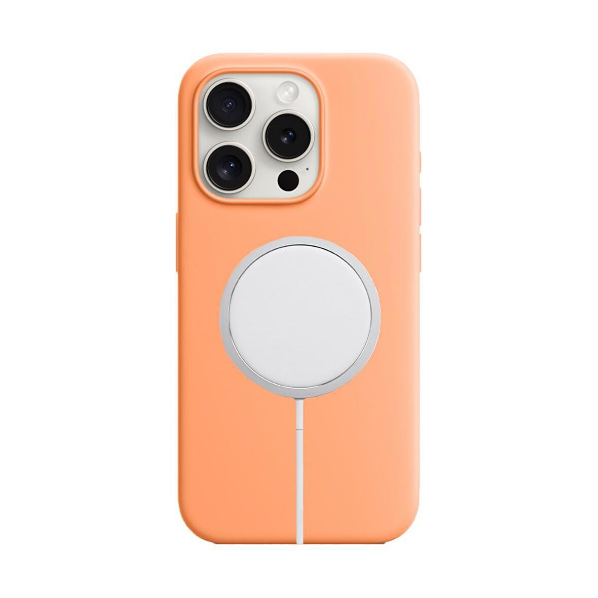BİKAPAK MAGSENSE IPHONE 15 PRO MAX ORANGE KAPAK