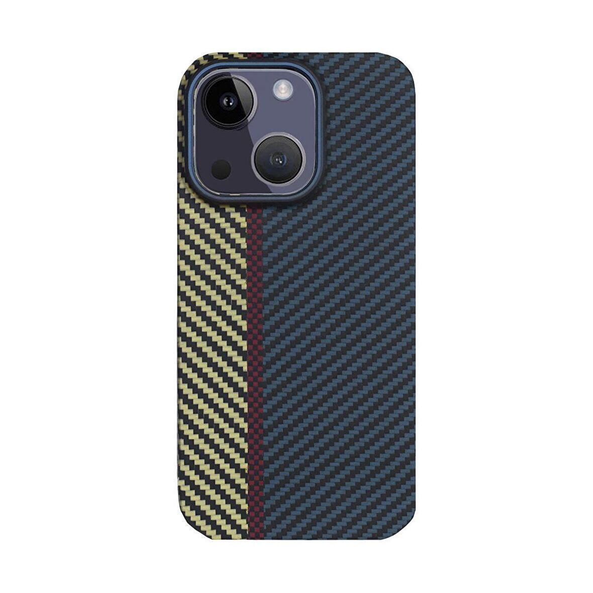 BİKAPAK MAGCARBON IPHONE 15 LACİVERT KAPAK