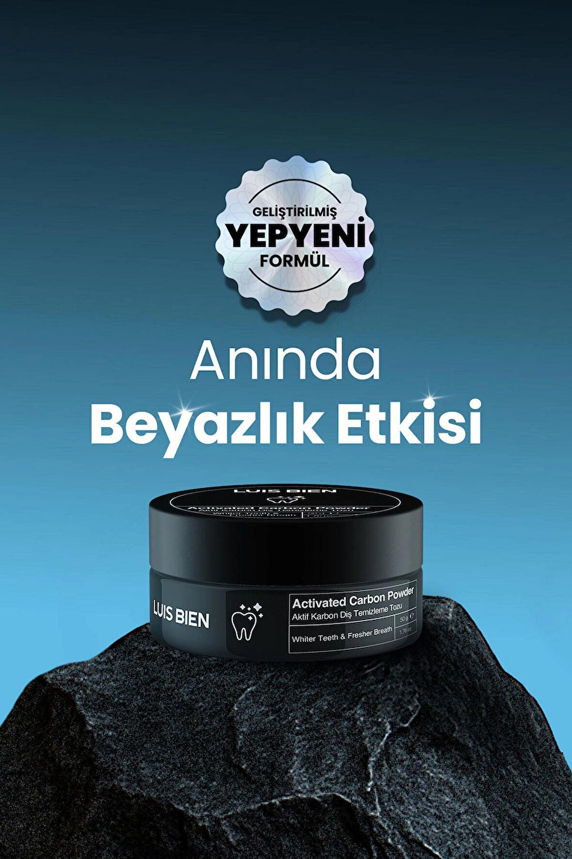 Aktif Karbon Diş Temizleme Tozu 50 gr