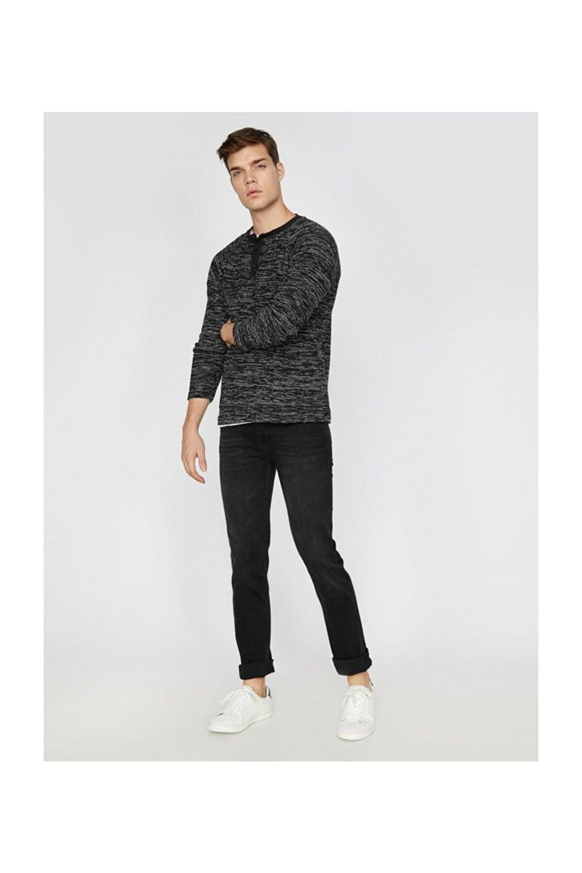 Erkek Gri Pantolon 9YAM43749LD