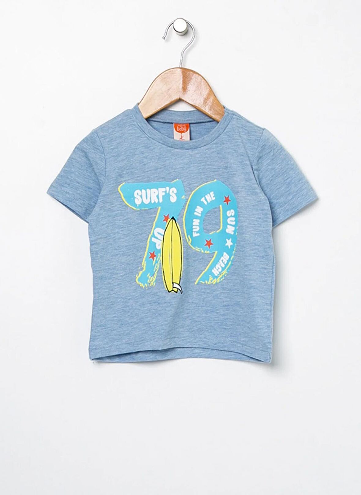 Koton Mavi Erkek Bebek T-Shirt 9YMB18730ZK