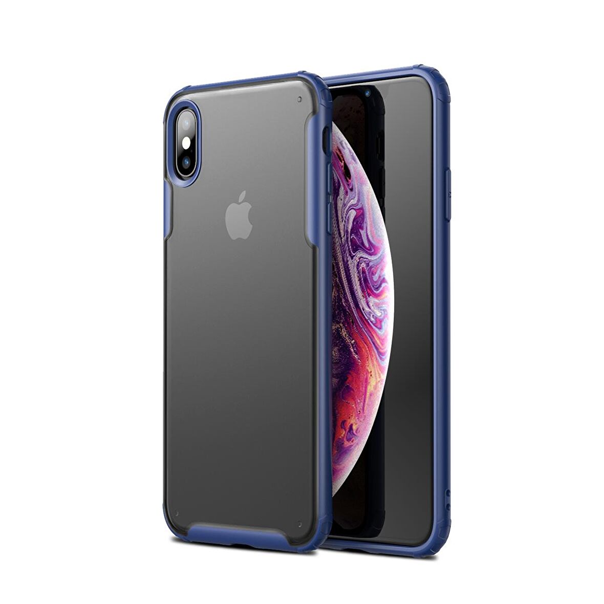BİKAPAK ELIT MIST IPHONE XS MAX LACİVERT KAPAK