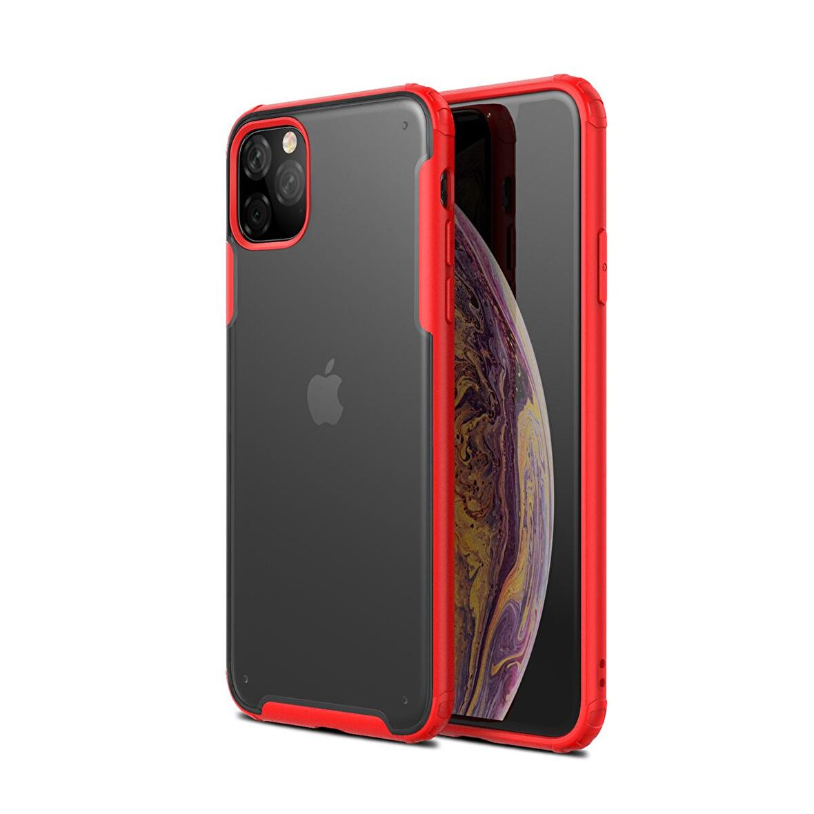 BİKAPAK ELIT MIST IPHONE 11 PRO MAX KIRMIZI KAPAK