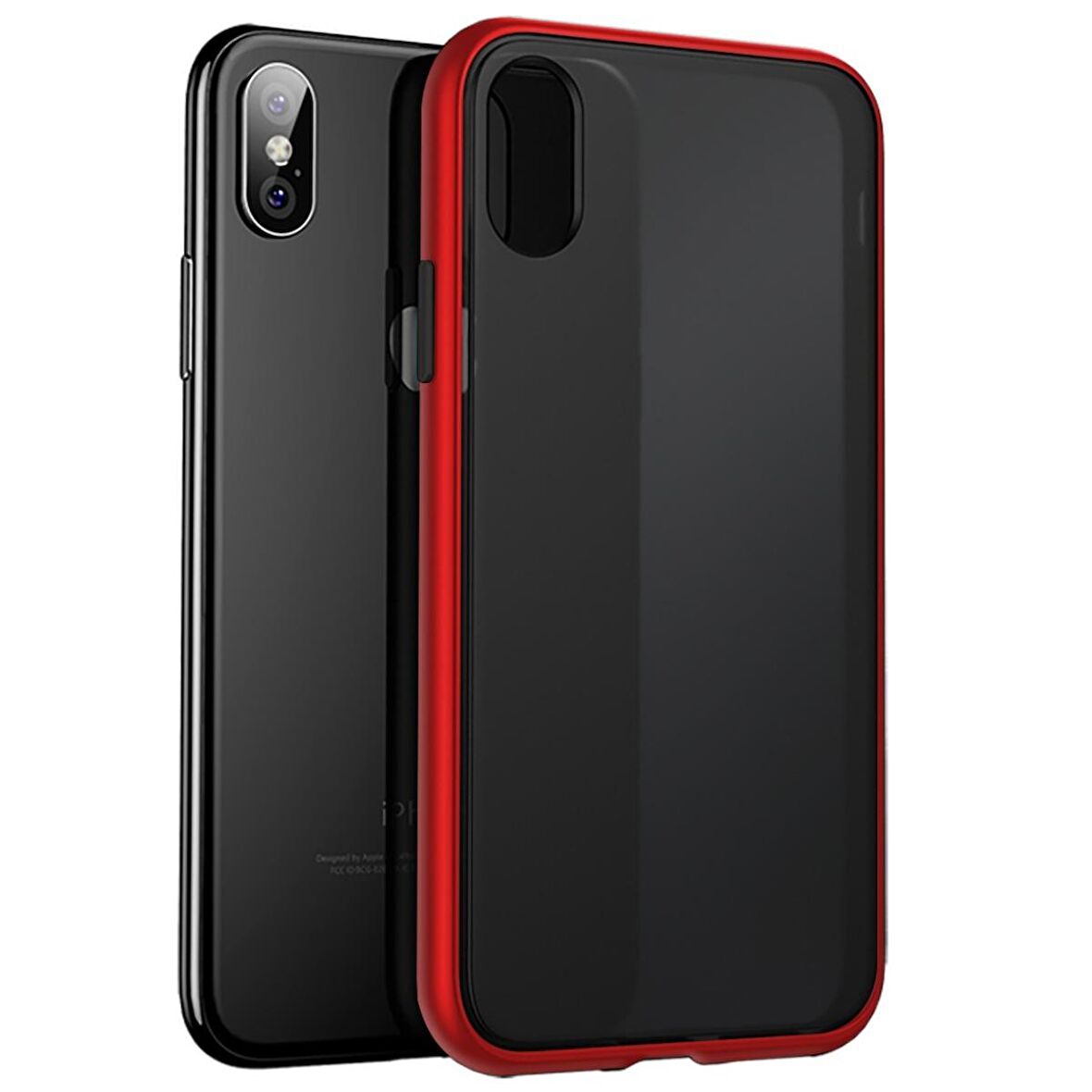 BİKAPAK ELIT ENIGMA IPHONE XS/X KIRMIZI KAPAK