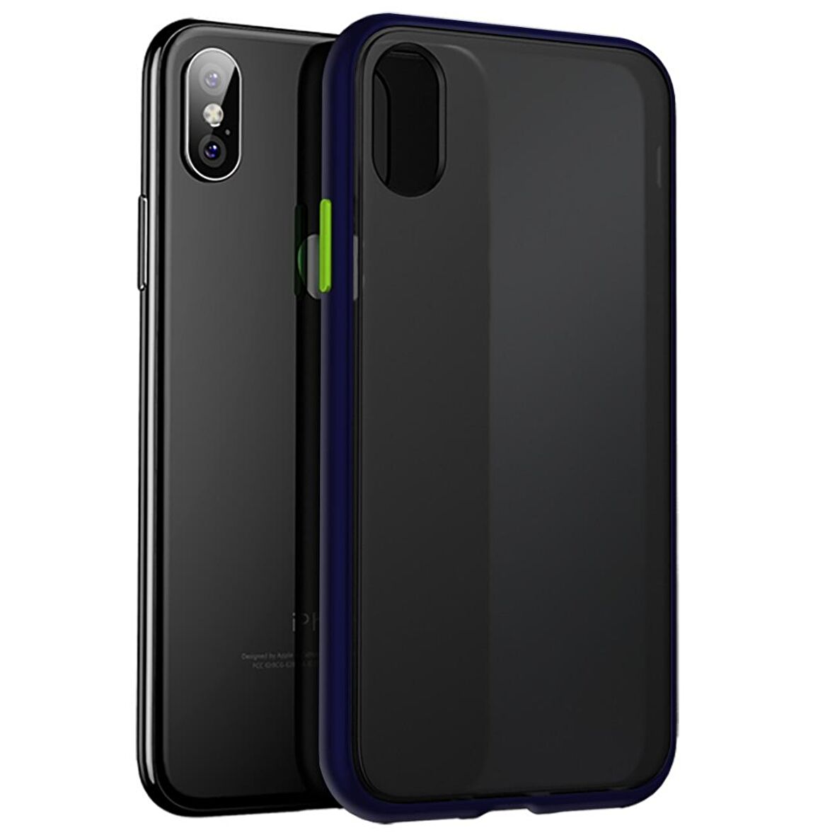 BİKAPAK ELIT ENIGMA IPHONE XS/X MAVİ KAPAK
