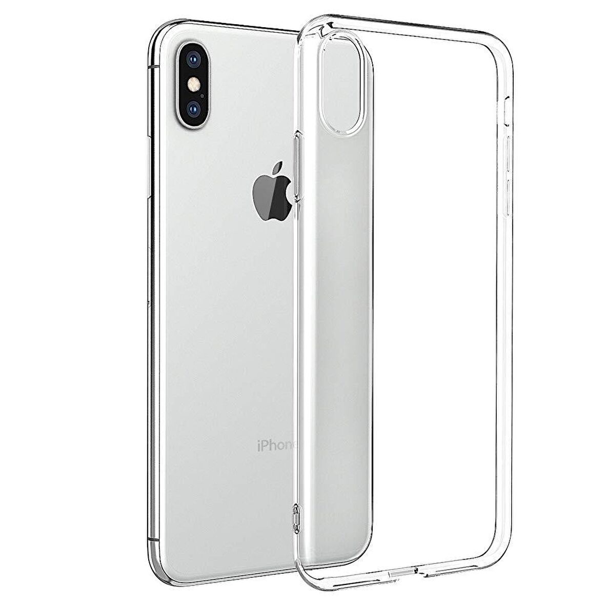 BİKAPAK ECO SİLİKON IPHONE X/XS ŞEFFAF KAPAK