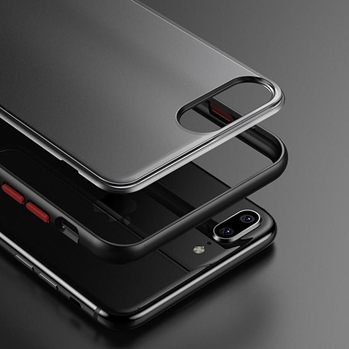 BİKAPAK ELIT ENIGMA IPHONE 7/8 PLUS MAVİ KAPAK