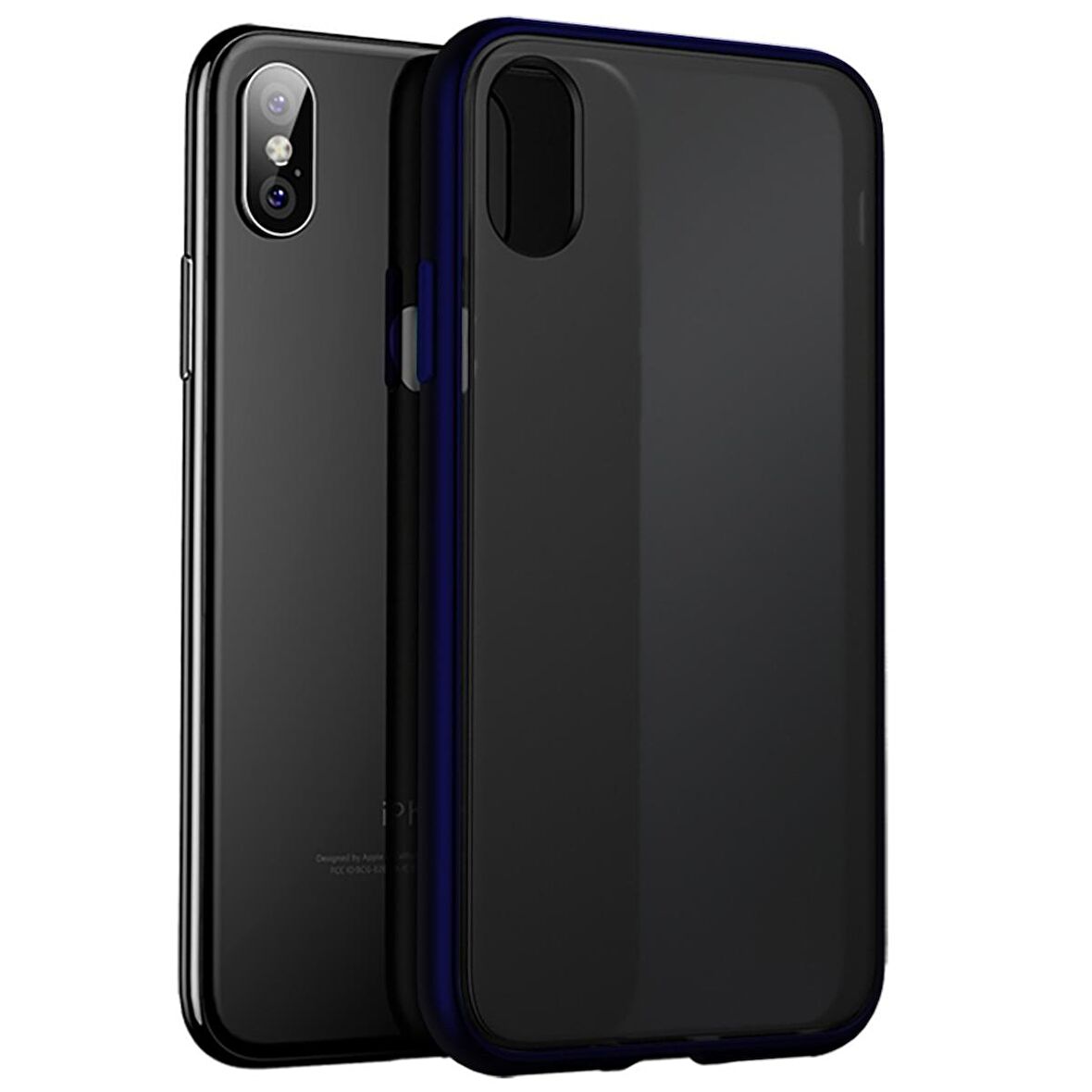 BİKAPAK ELIT ENIGMA IPHONE X/XS FULL MAVİ KAPAK