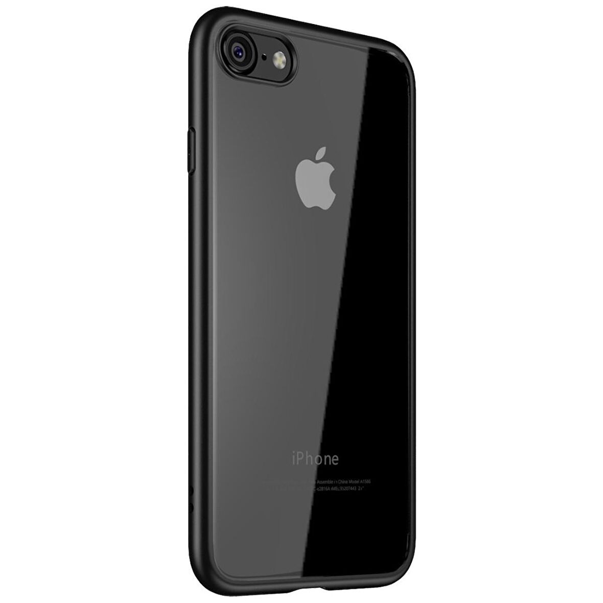 BİKAPAK ELIT SHINE IPHONE 7/8/SE2 FULL SİYAH KAPAK