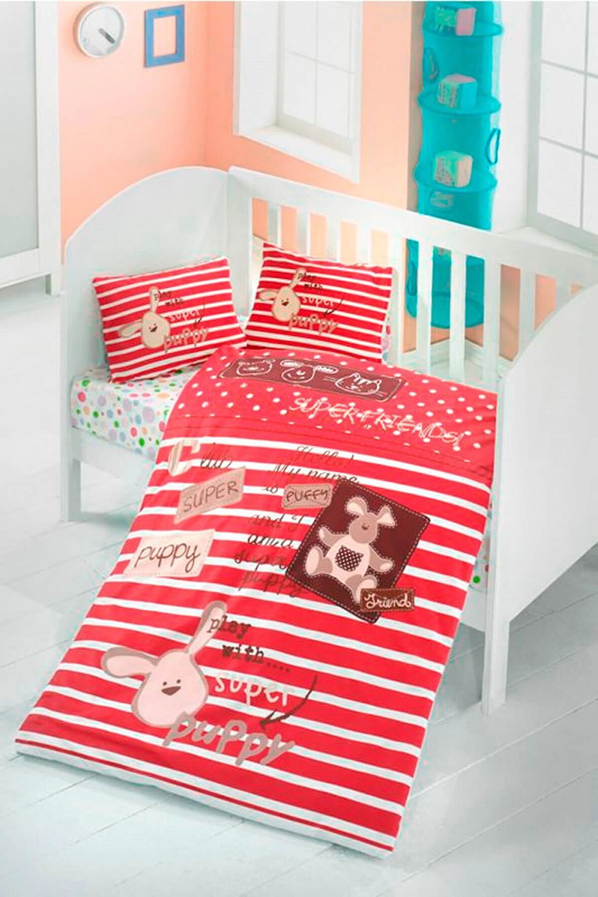 Komfort Home Bebek Uyku Seti %100 Pamuk (Yorgan ve +2 Yastıklı)