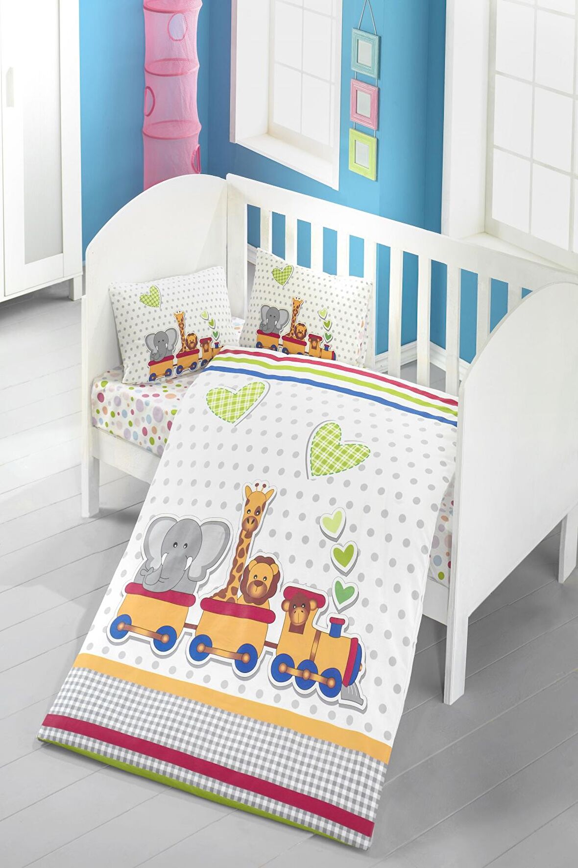 Komfort Home Bebek Uyku Seti %100 Pamuk (Yorgan ve +2 Yastıklı)