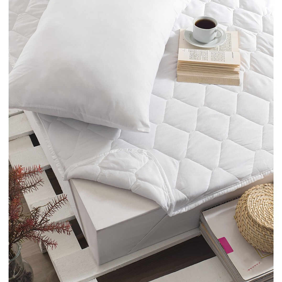 Komfort Home Çift Kişilik Yatak Koruyucu Alez 160x200 CM