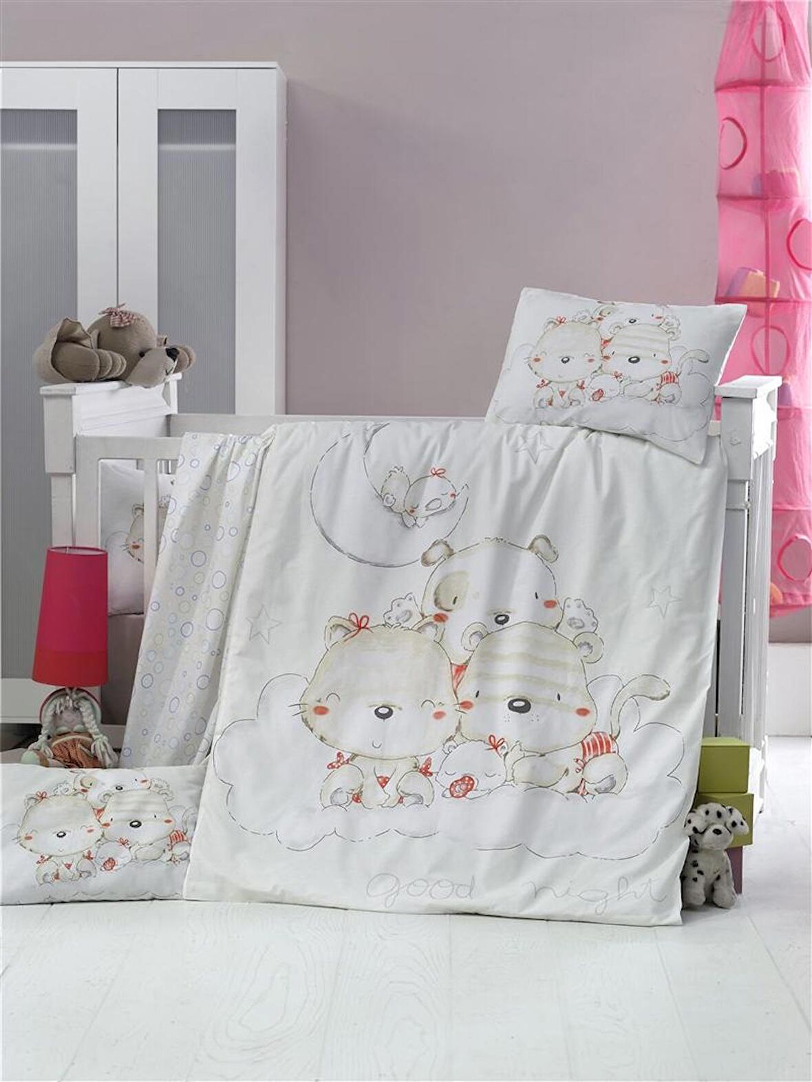 Komfort Home Bebek Uyku Seti %100 Pamuk (Yorgan ve +2 Yastıklı)