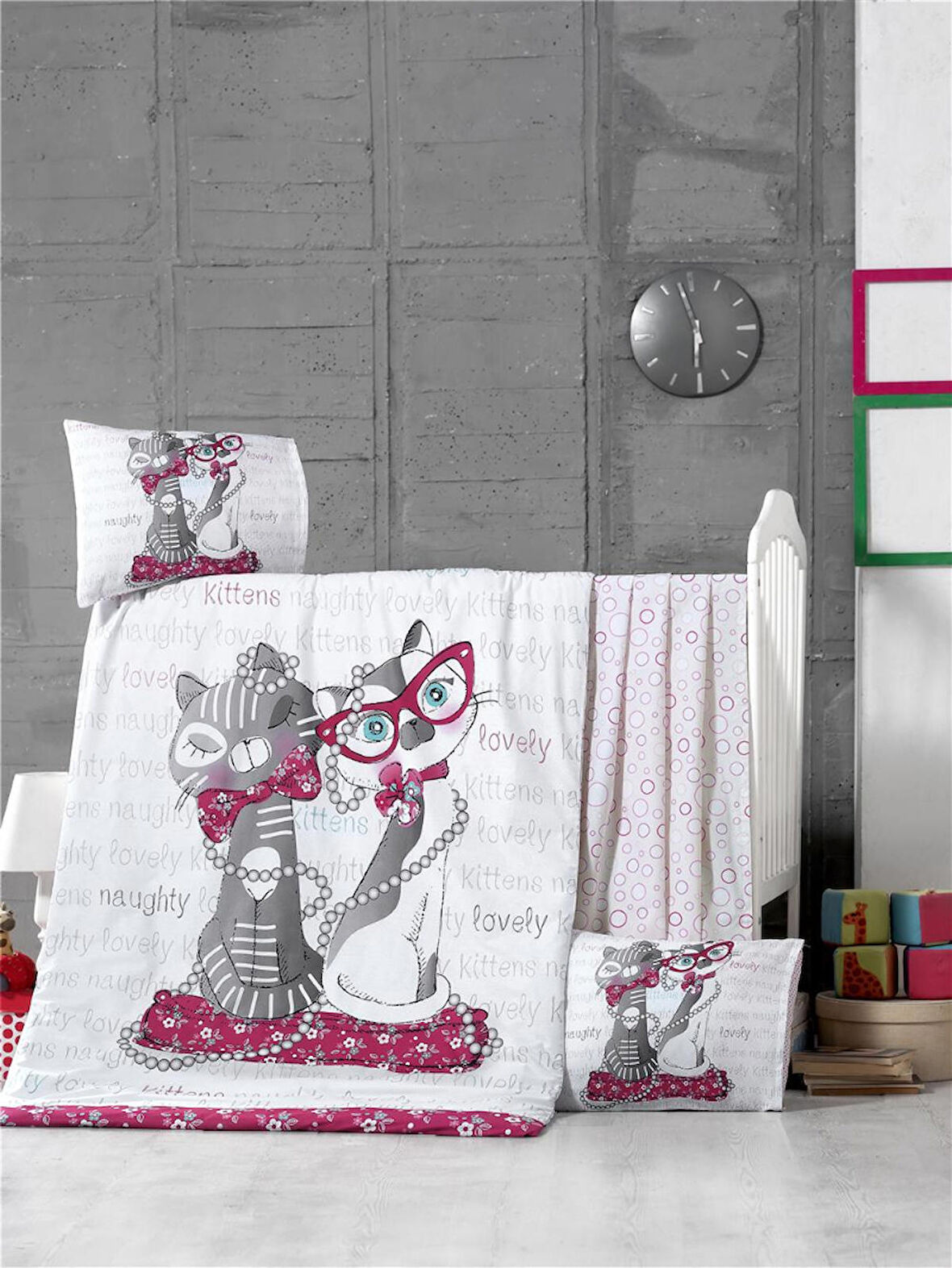 Komfort Home Bebek Uyku Seti %100 Pamuk (Yorgan ve +2 Yastıklı)