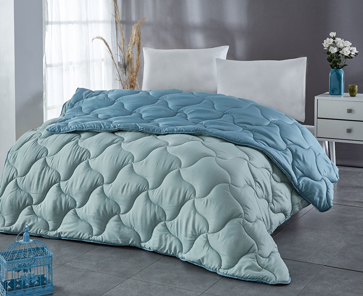 Komfort Home Renkli Çift Kişilik Microfiber Yorgan 195x215 CM