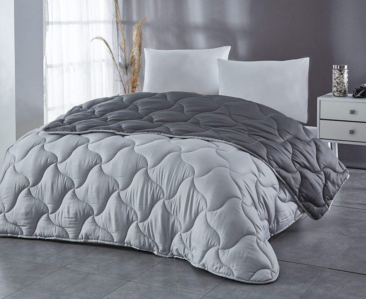 Komfort Home Renkli Tek Kişilik Microfiber Yorgan +1 Yastık