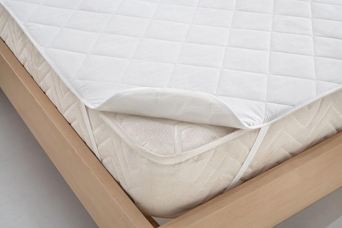 Komfort Home Kapitoneli 180 x 200 Su Geçirmez Alez Beyaz