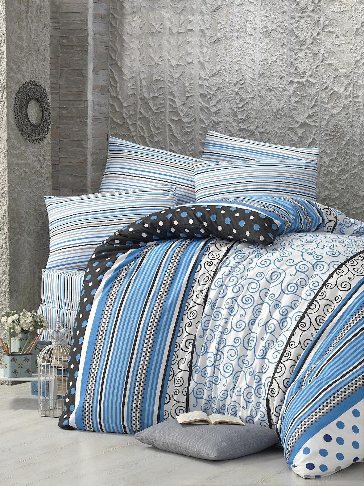 Komfort Home Tek Kişilik Polycotton Nevresim Takımı (Point)