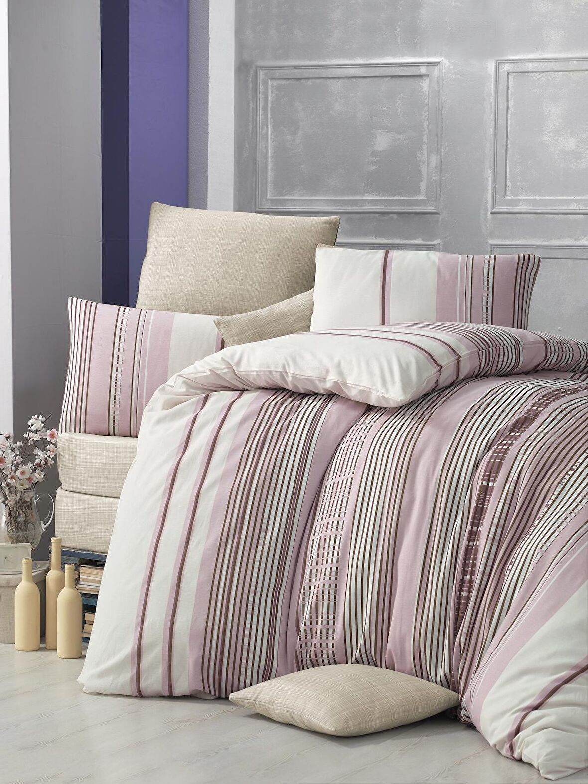 Komfort Home Tek Kişilik Polycotton Nevresim Takımı (Rengin)