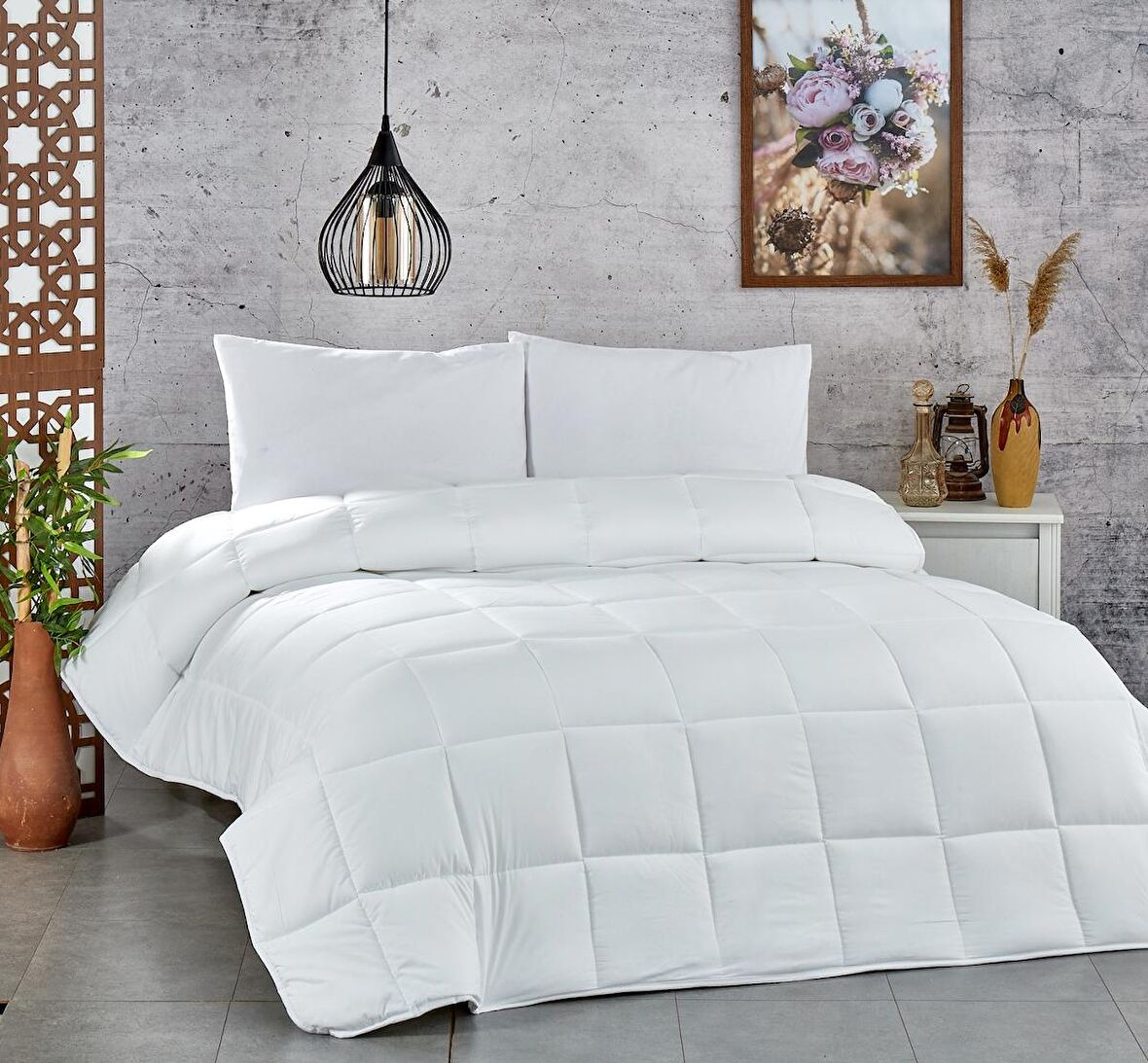 Komfort Home Tek Kişilik PolyCotton Yorgan 155x215 CM / V8