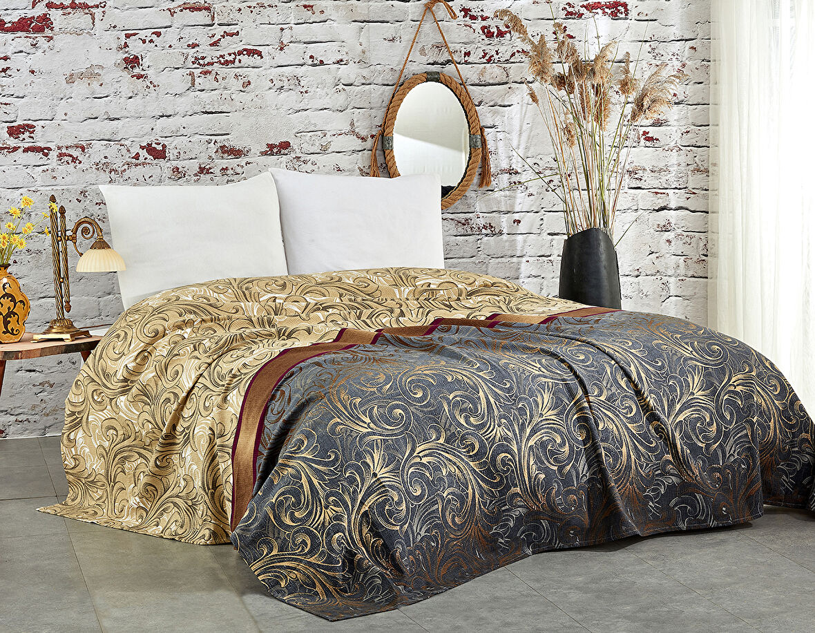 Komfort Home Battal Boy Ranforce %100 Pamuklu Pike 240x220 CM