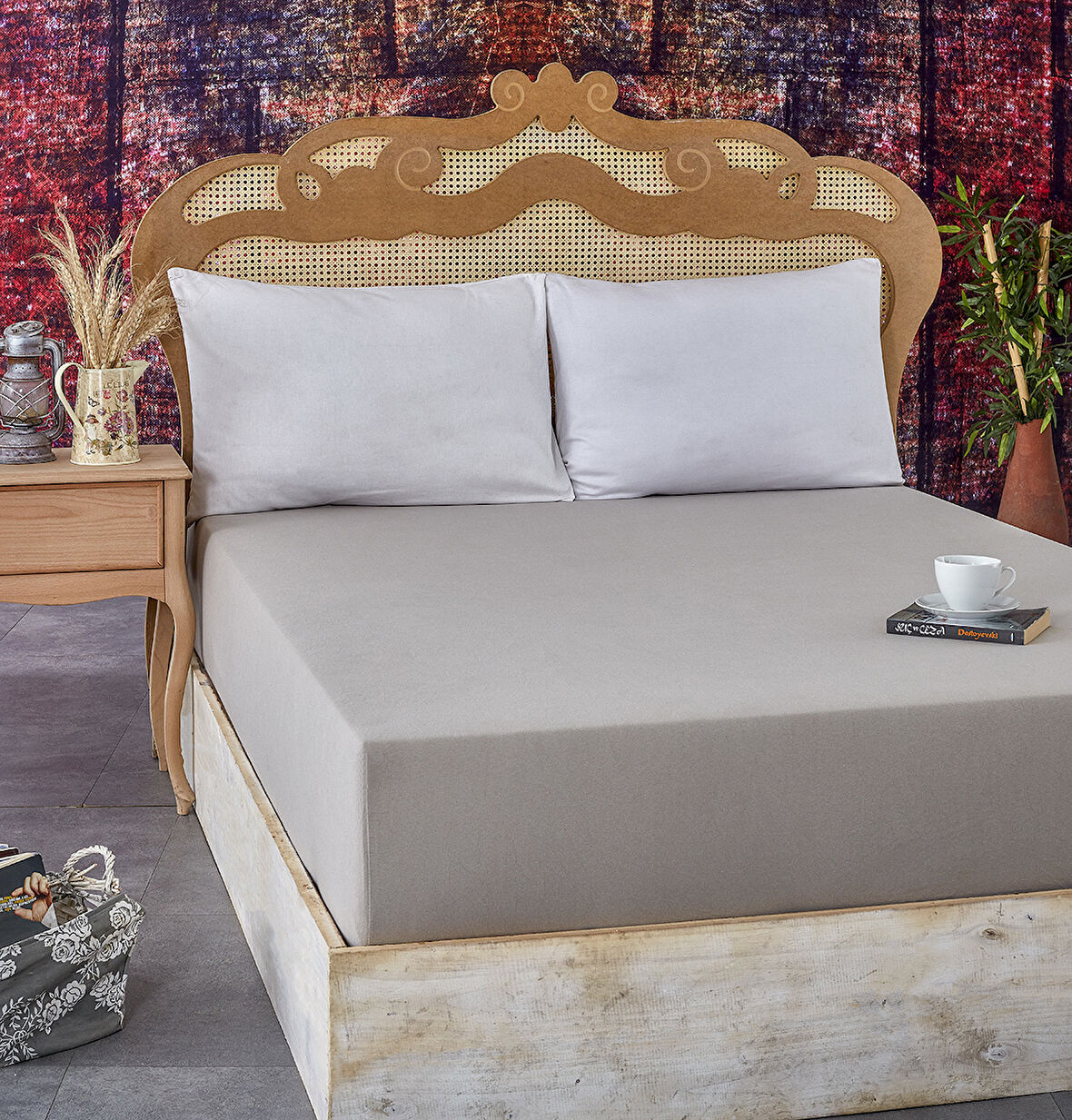 Komfort Home Çift Kişilik Penye Lastikli Çarşaf 150x200 CM