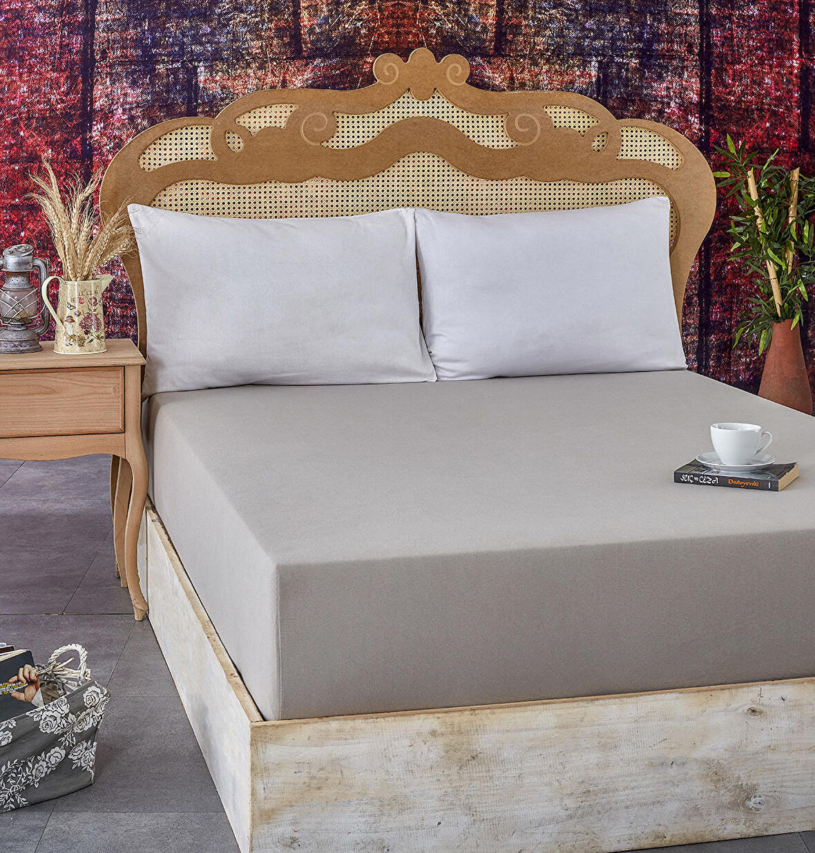 Komfort Home King Size Penye Lastikli Çarşaf 180x200 CM