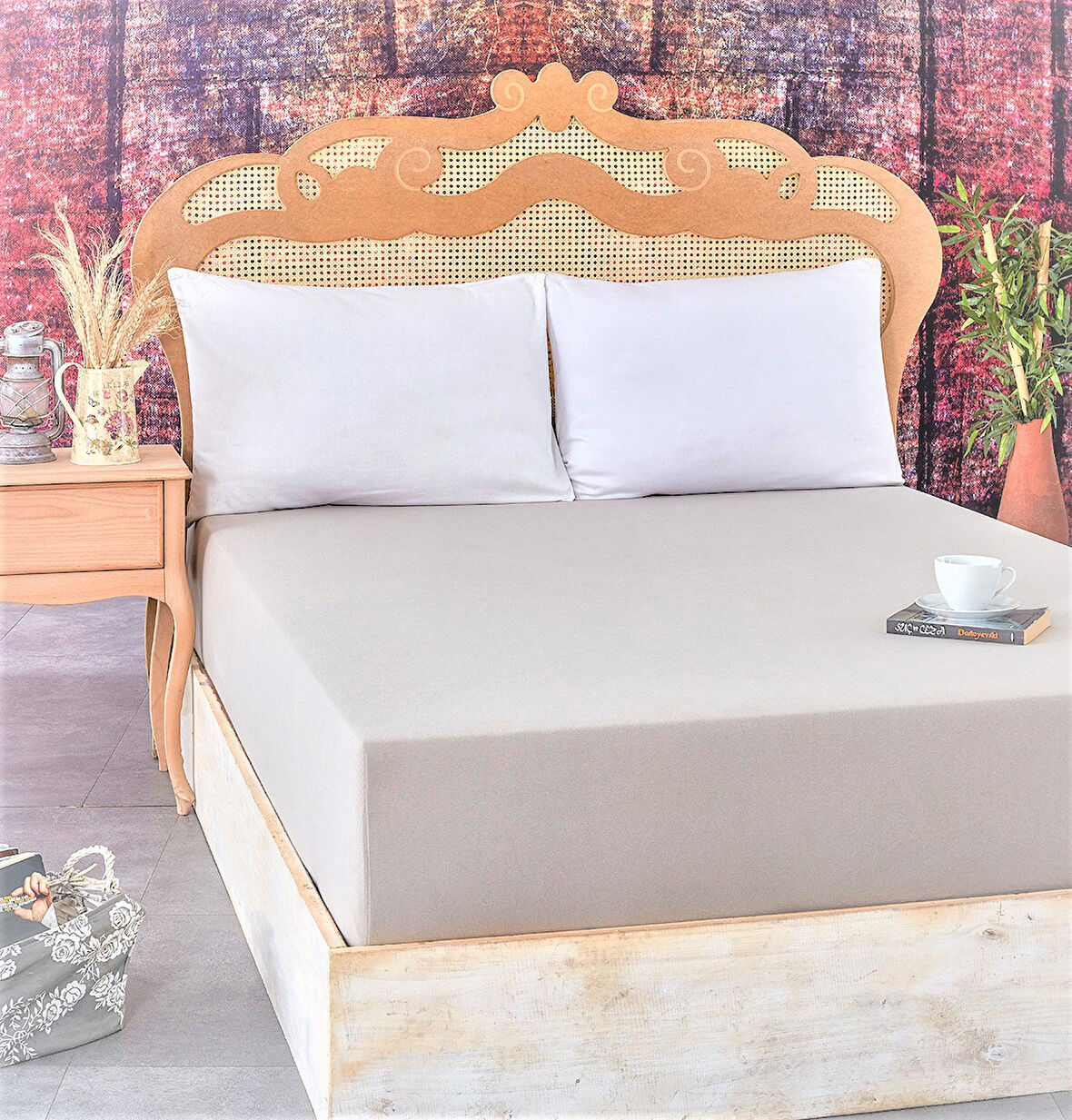 Komfort Home King Size Penye Lastikli Çarşaf 180x200 CM