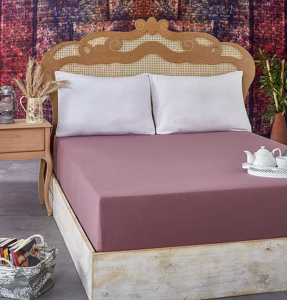 Komfort Home King Size Penye Lastikli Çarşaf 180x200 CM