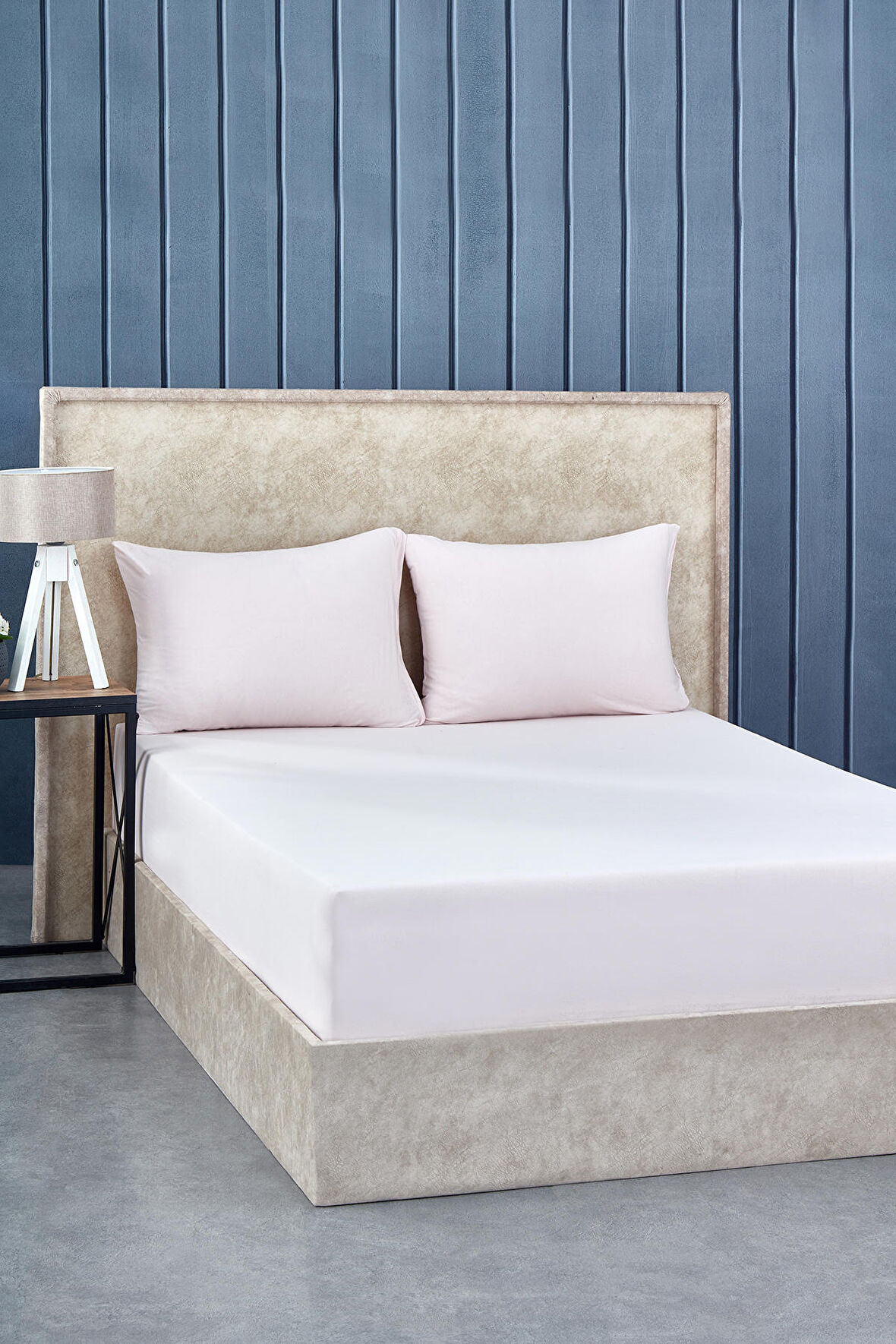 Komfort Home Battal Boy Penye Lastikli Çarşaf Seti 180x200 CM