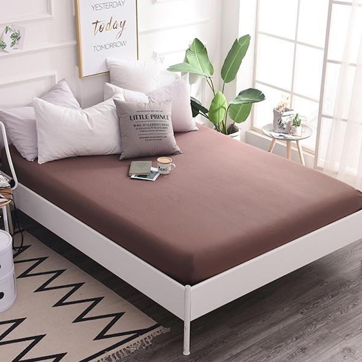 Komfort Home Çift Kişilik Penye Lastikli Çarşaf 160x200 CM