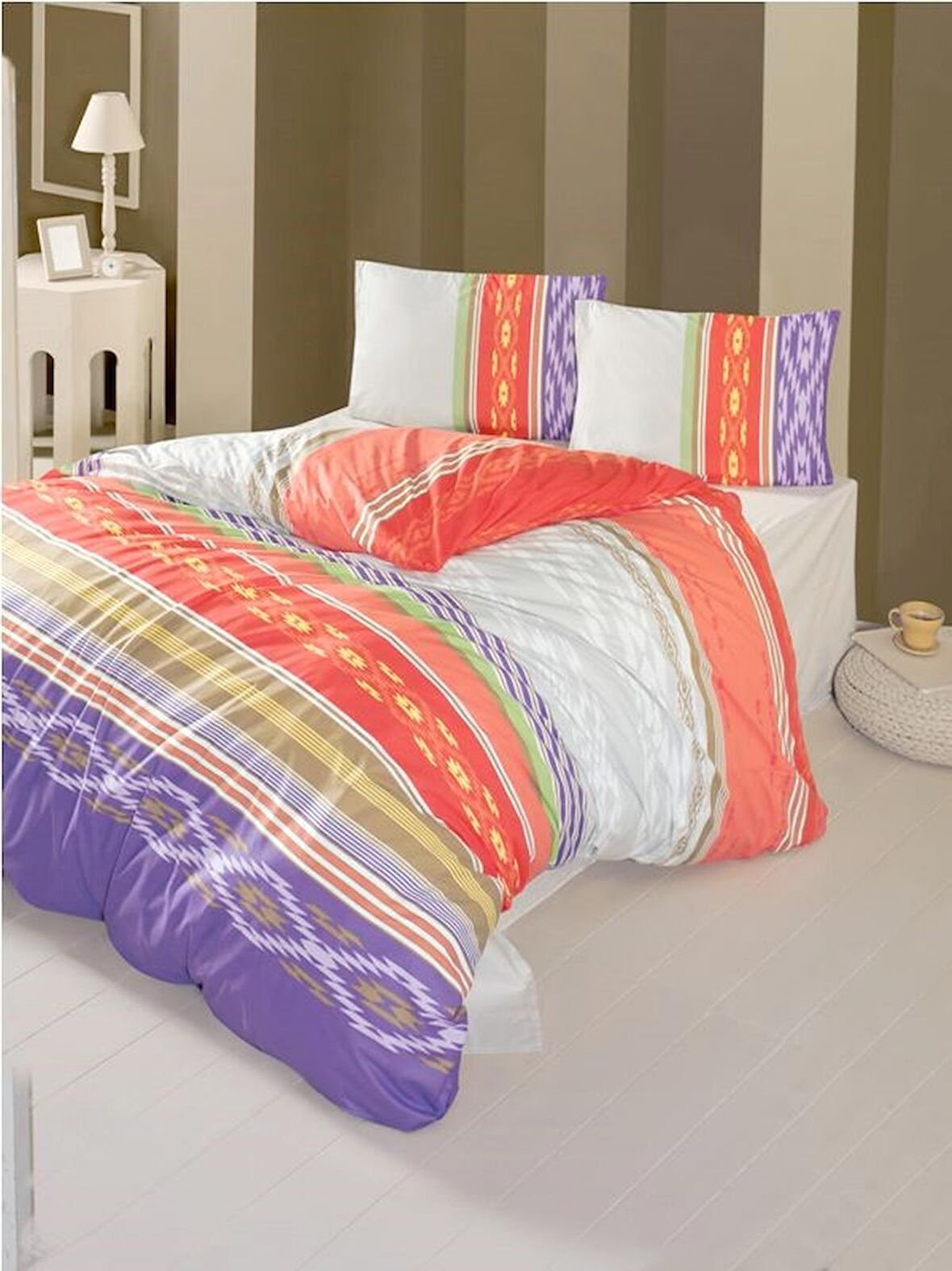 Komfort Home Tek Kişilik Ranforce Nevresim Takımı (Aybüke)