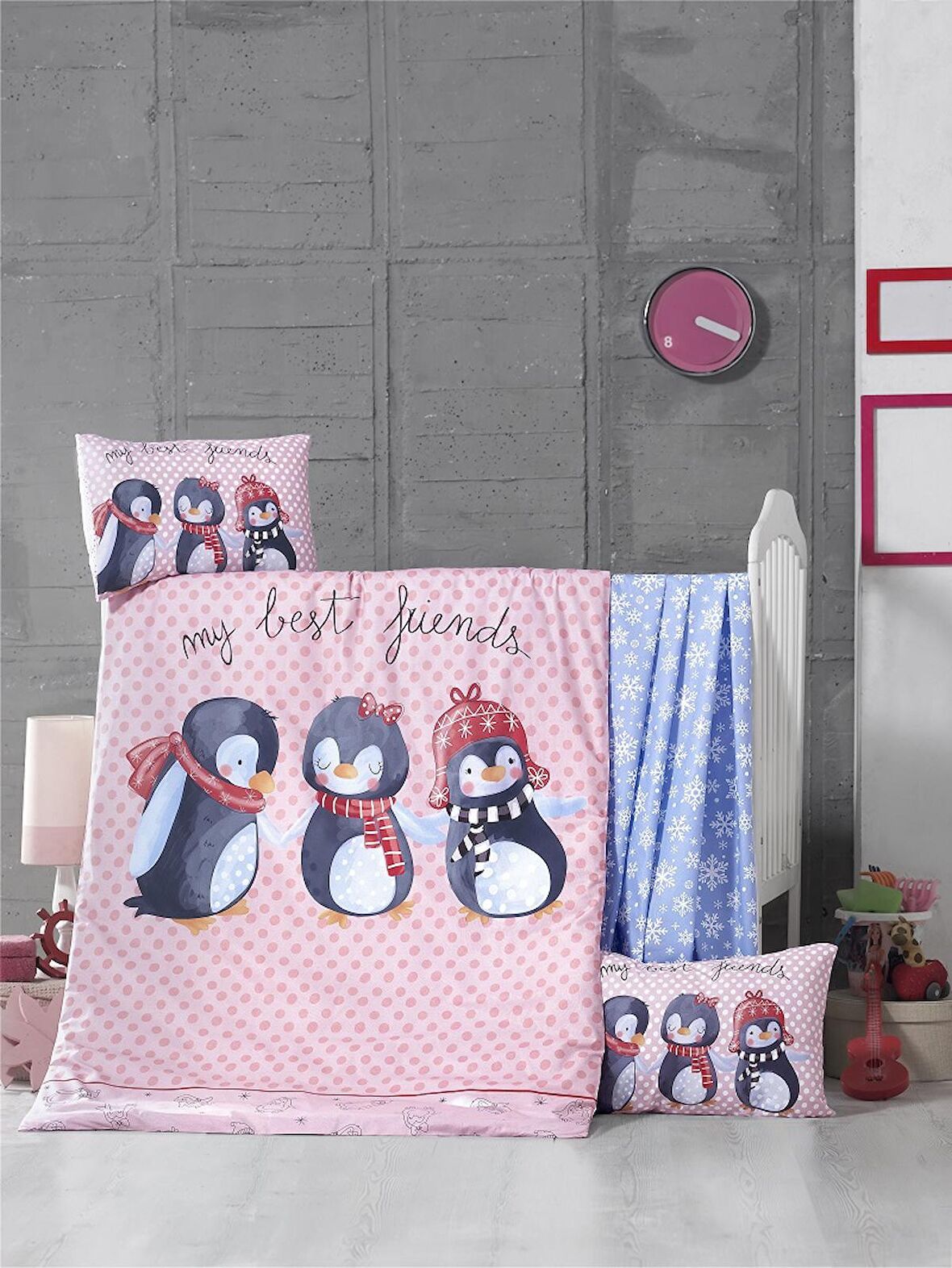Komfort Home Bebek Nevresim Takımı %100 Pamuk / Best Friends
