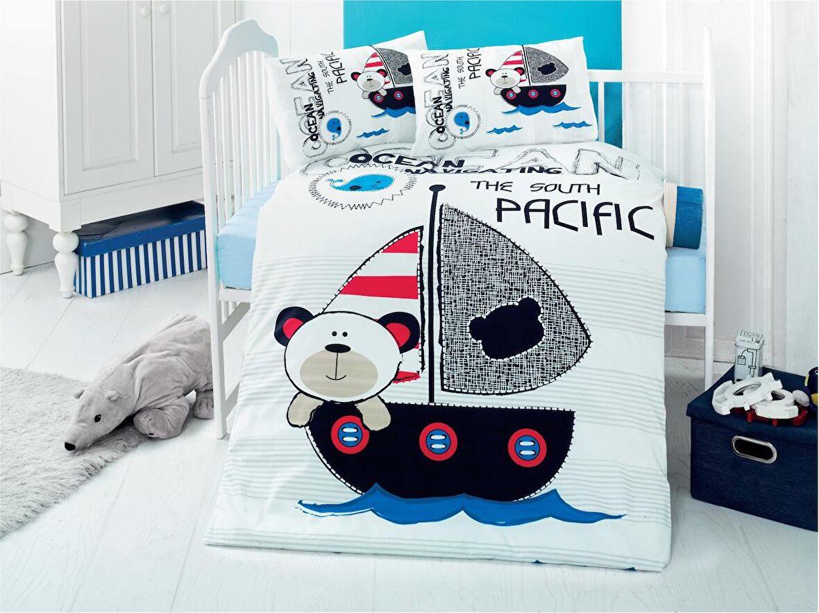 Komfort Home Bebek Uyku Seti %100 Pamuk / Pacific