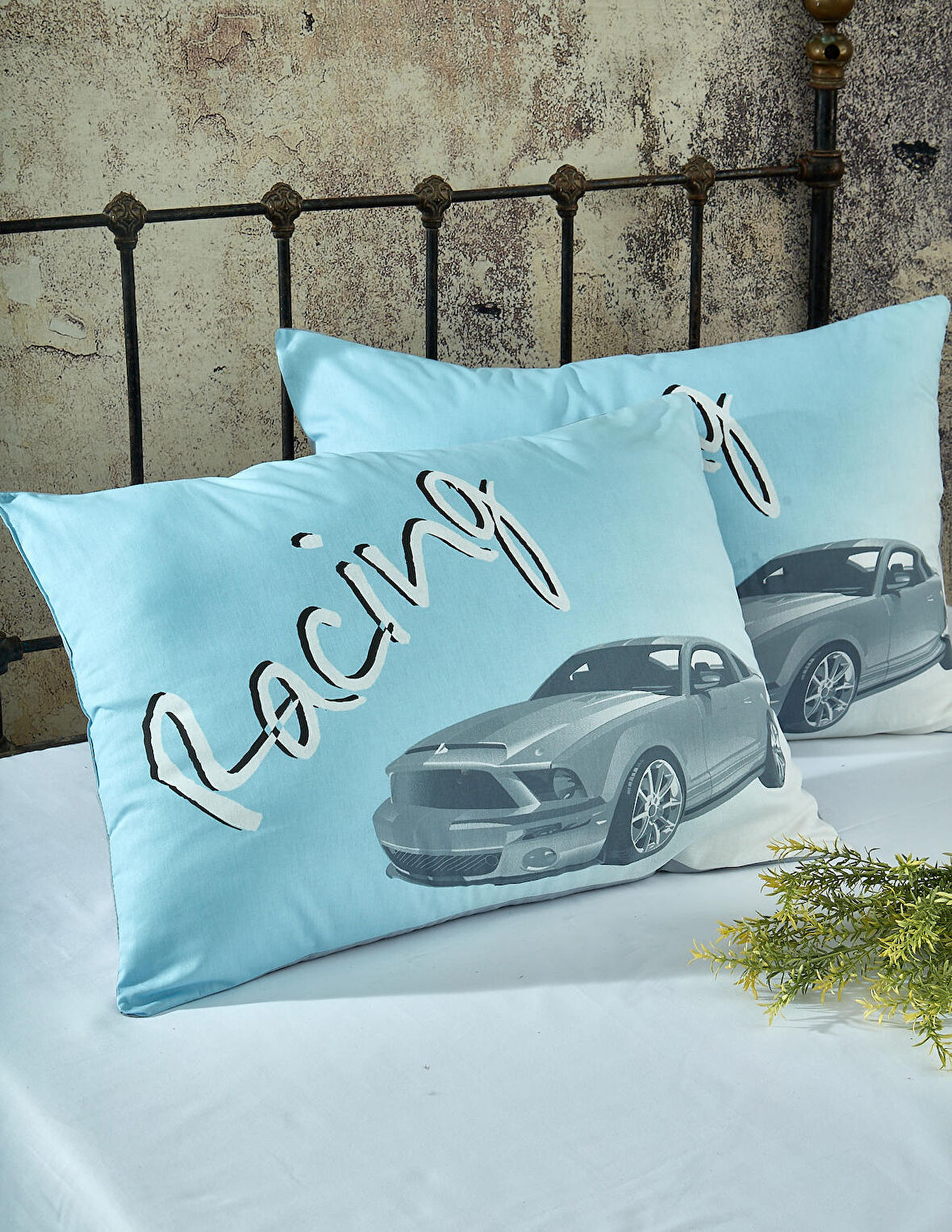 Komfort Home Baskılı Pamuklu Silikon Dolgulu Yastık 50x70 CM /2 Adet