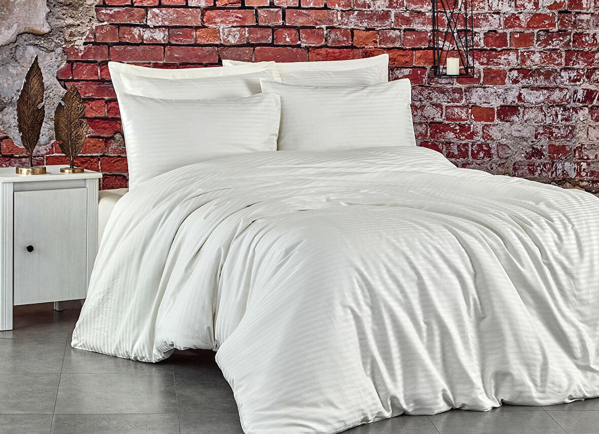 Komfort Home Çift Kişilik 2 Nevresimli Pamuk Saten Nevresim Takımı