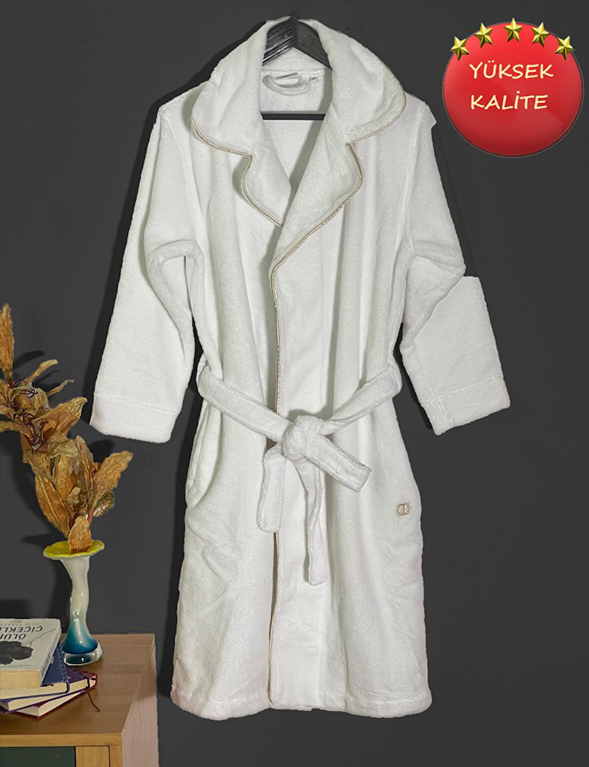 Komfort Home Soft Biyeli Lüx Triga Bornoz