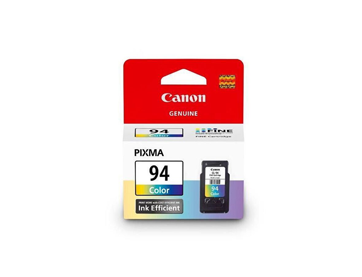 Canon CL-94 Renkli E514 Orijinal Kartuş (Bitmeyen kartuşa uyumlu delik ve hazır)