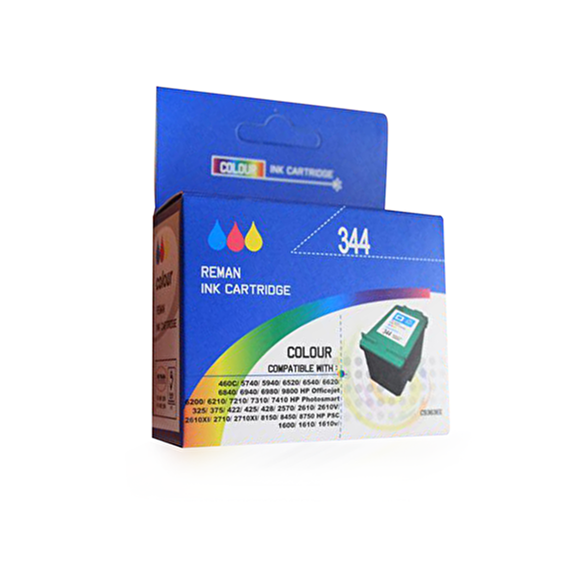 BK HP 344 UYUMLU RENKLİ KARTUŞ - HP 5740 5743 5745 5748 5943 6520 6540 6543 6548 6620 6623 6830 D414