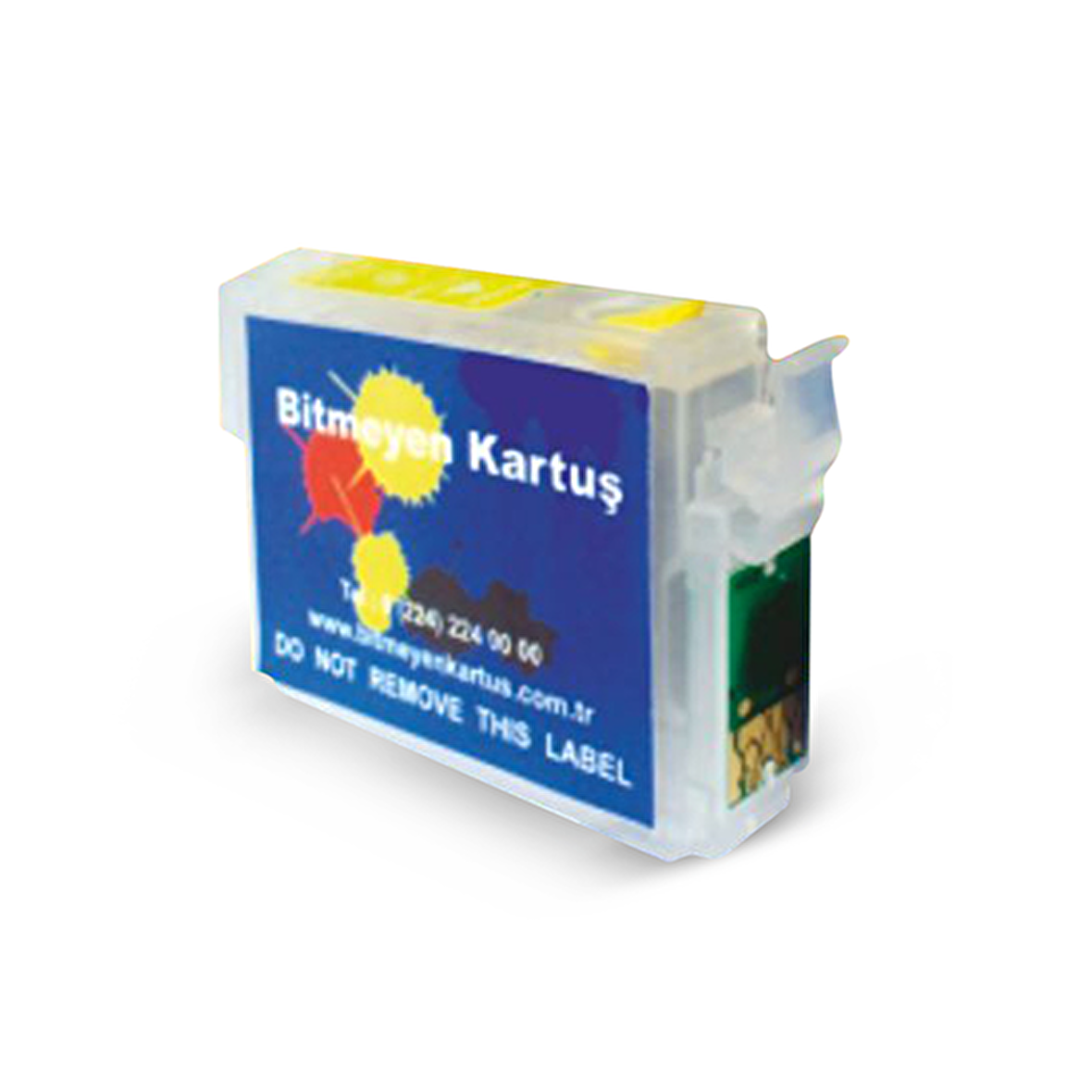 EPSON T0714 SARI UYUMLU Kolay Dolan Kartuş (DOLU) -D78/ D92/ DX4000/ DX4450/ DX6050/ DX7450/ DX9400/