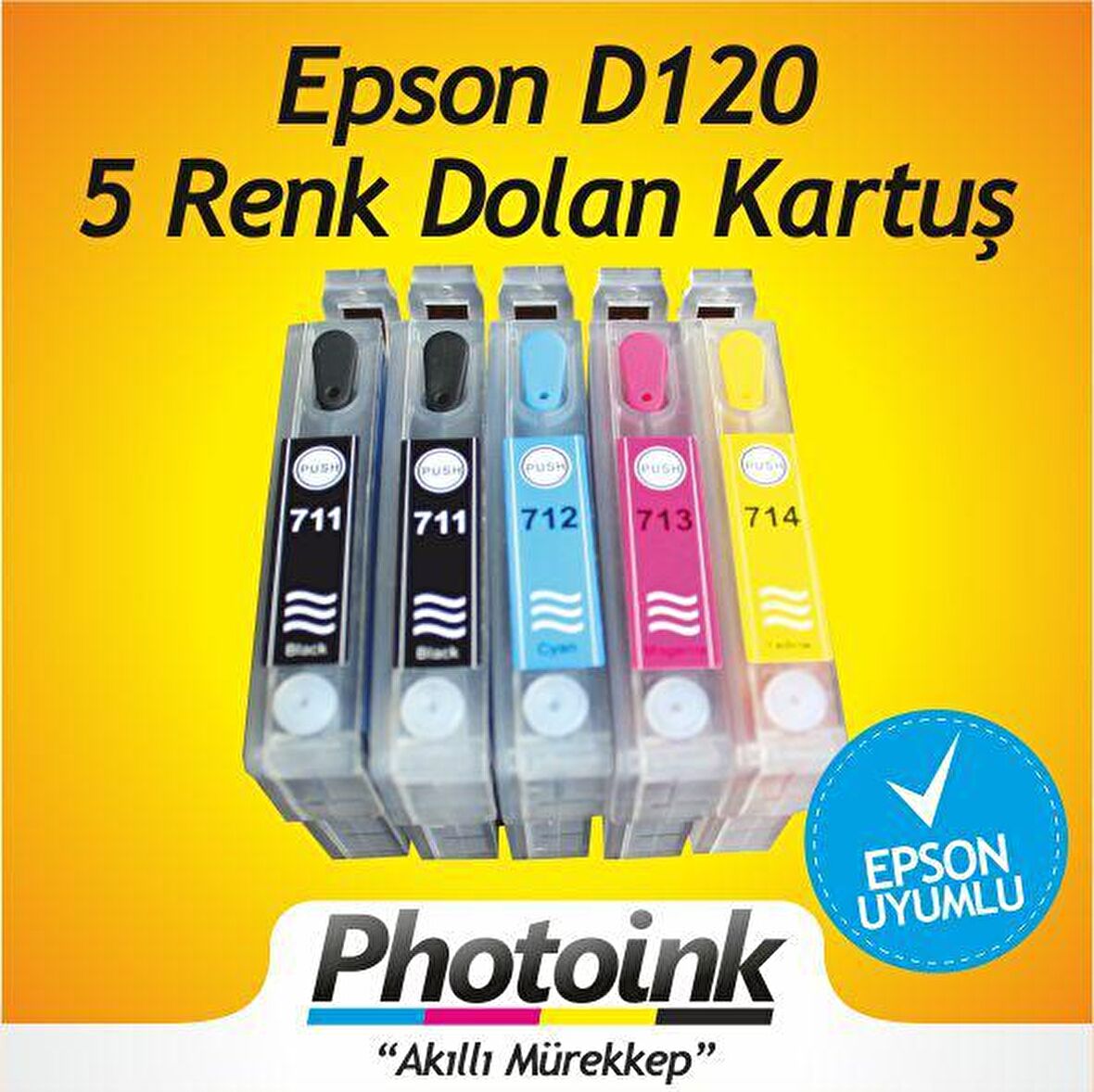 EPSON  D120 UYUMLU KOLAY DOLAN KARTUŞLAR (DOLU)