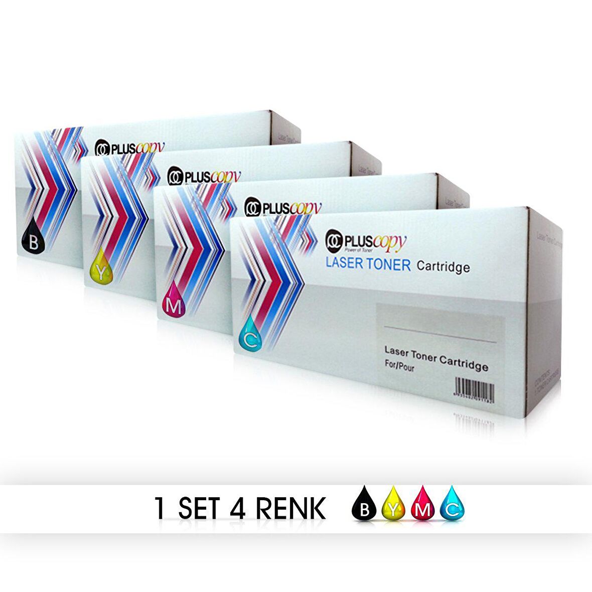 4 RENK HP Q6000A/6001A/6002A/6003A UYUMLU MUADİL TONER (2500 Sayfa) - HP  1600/ 2600/ 2605/ 1015/ 10