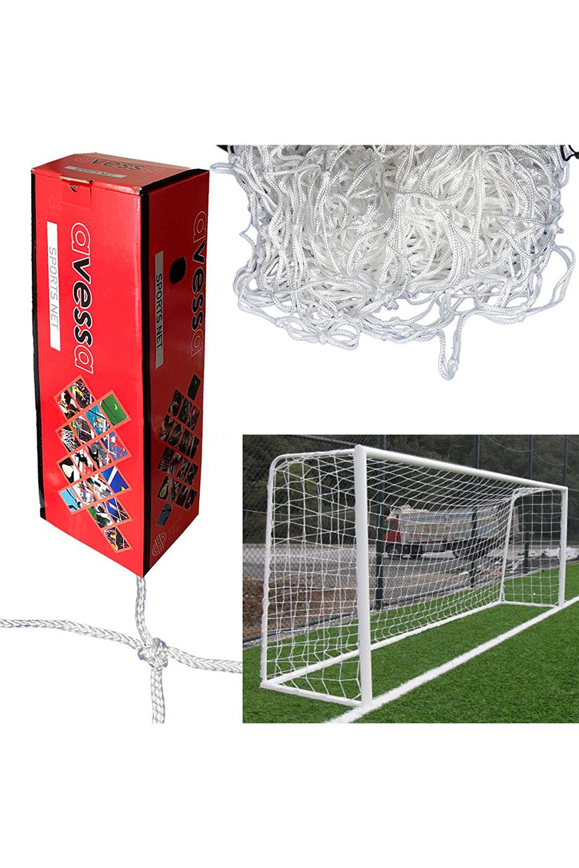 Avessa 5 Metre Futbol Kale Filesi 4 mm İp Kalınlığı KR110