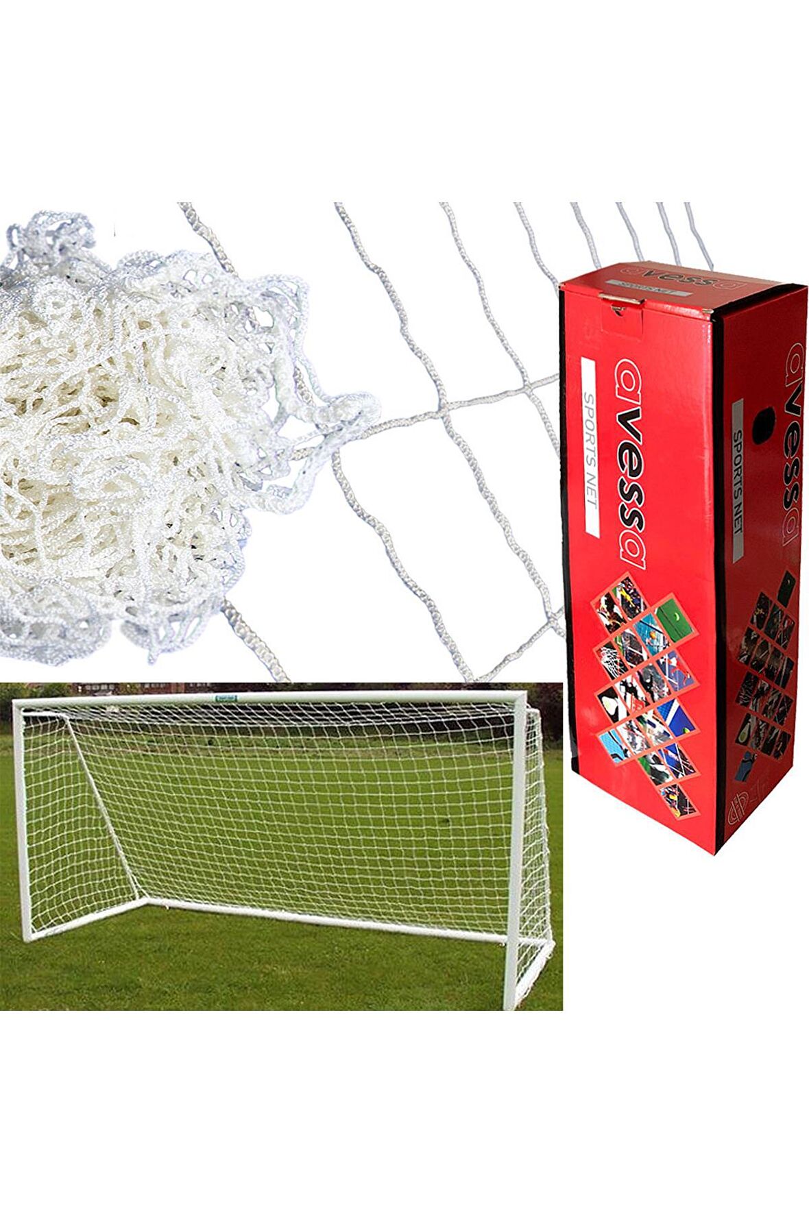 Avessa 4 Metre Futbol Kale Filesi 2 mm İp Kalınlığı KR176