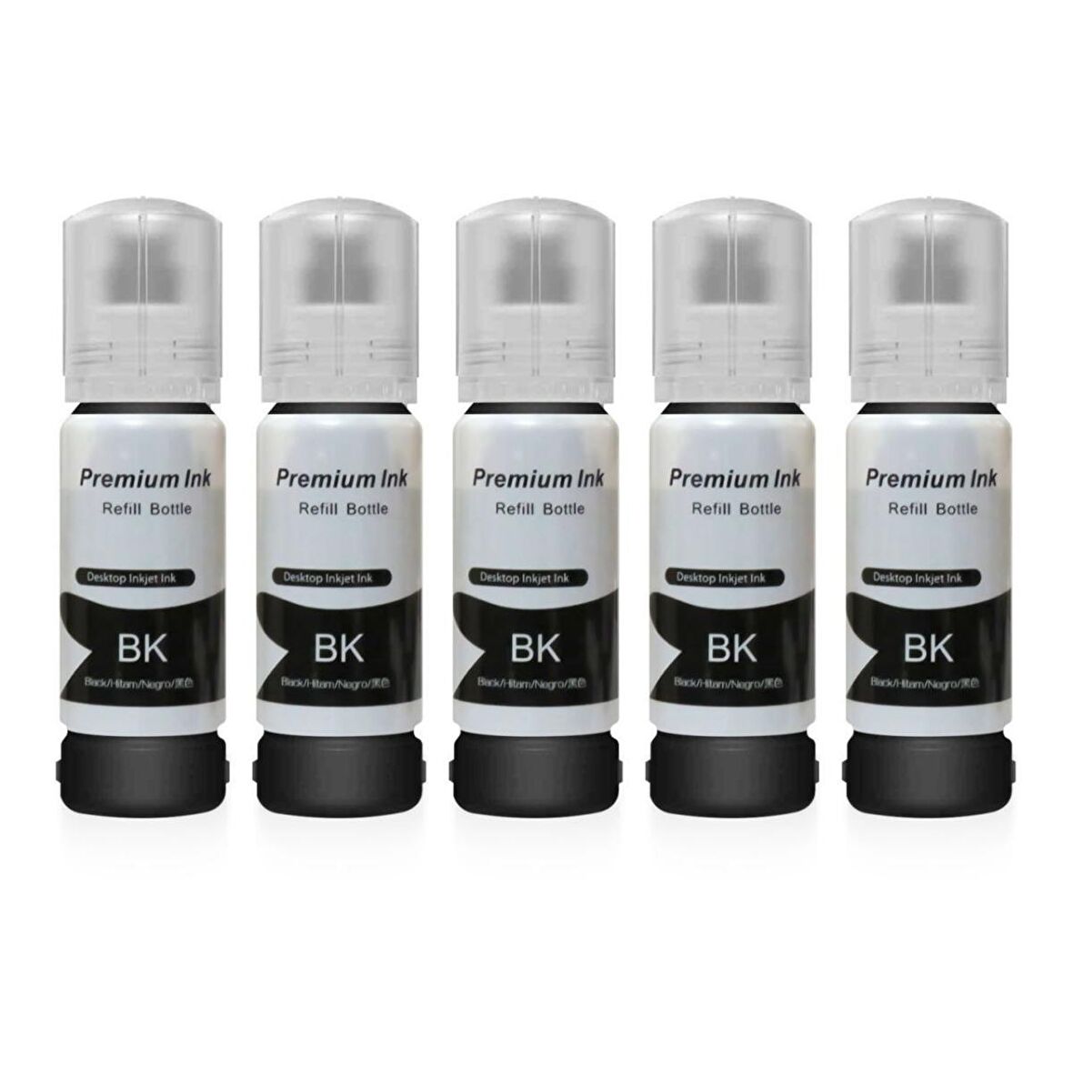 EPSON  EcoTank L3150 için5 Adet Siyah Photoink Mürekkep